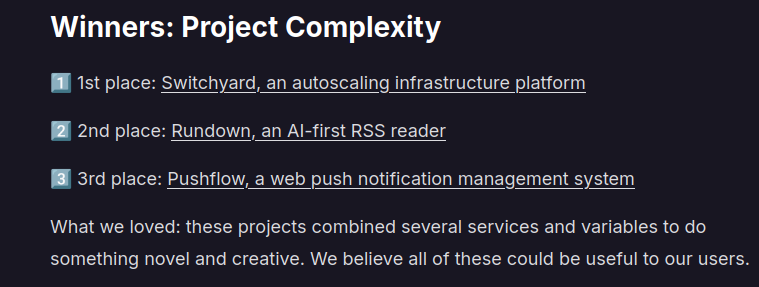 Image of Switchyard on the Railway Hackathon Winners Page